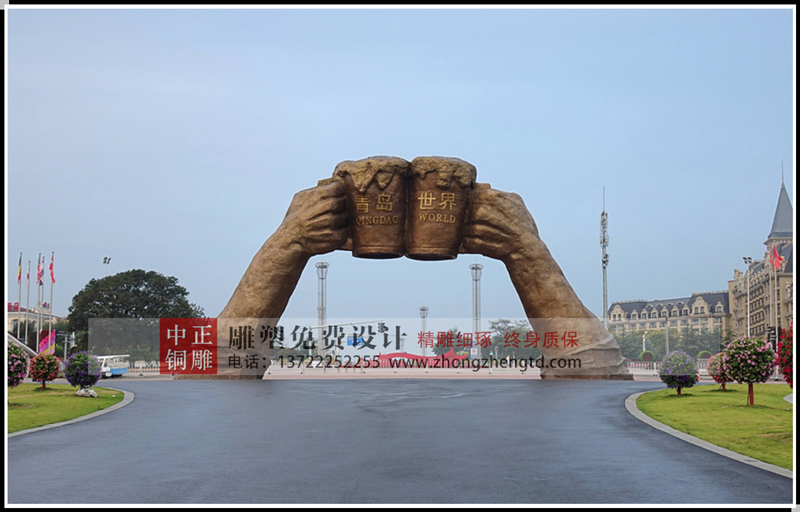 青島啤酒節大型雕塑