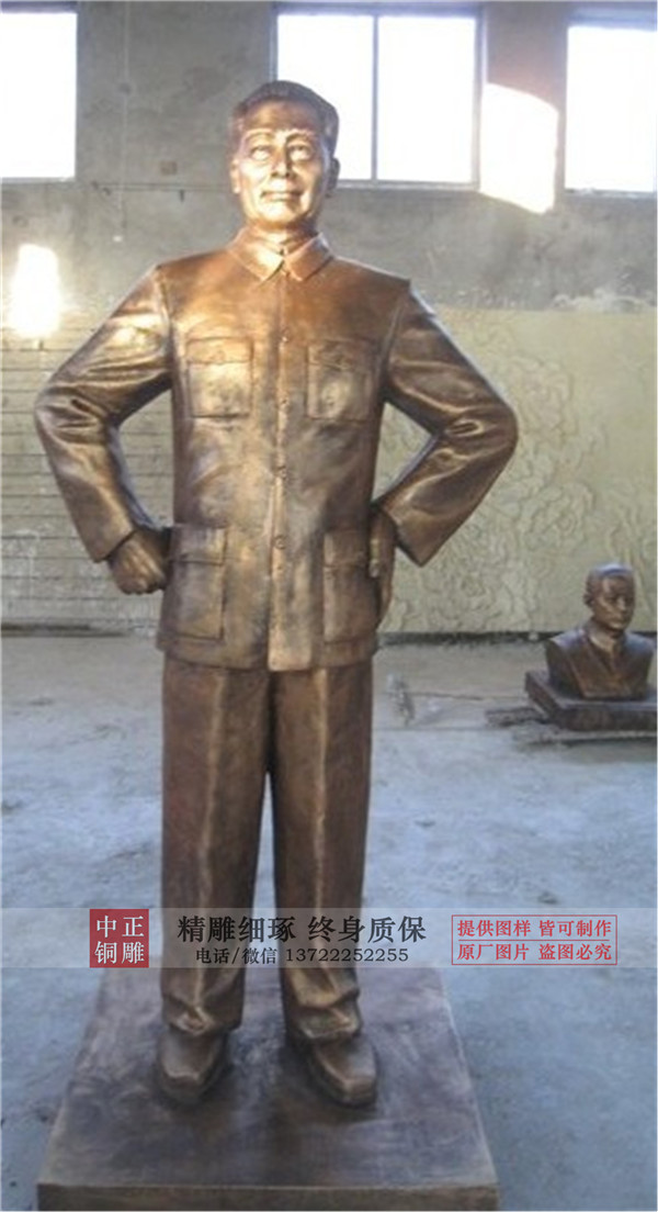 周總理雕塑圖片