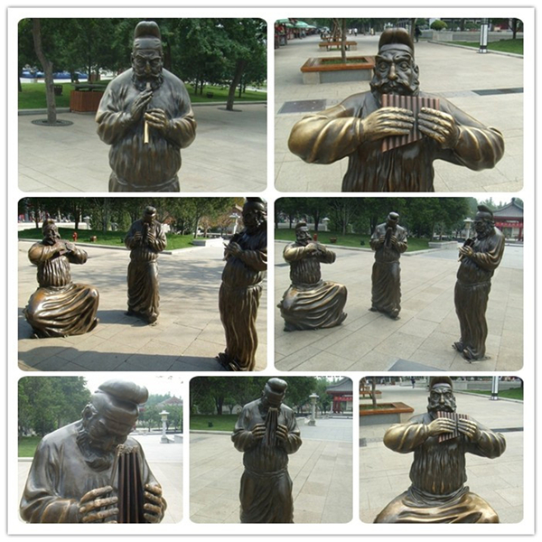 步行街雕塑街頭娛樂(lè)