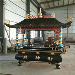 二層八龍柱香爐