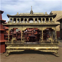 六龍柱帶蓋香爐