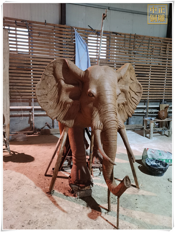 銅大象雕塑加工價格