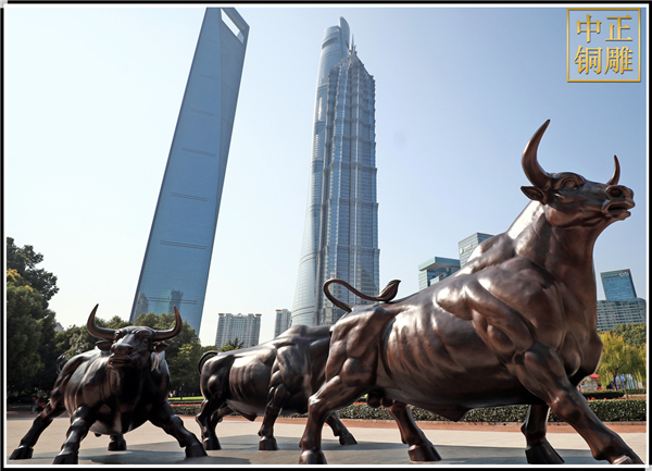 陸家口銅牛雕塑