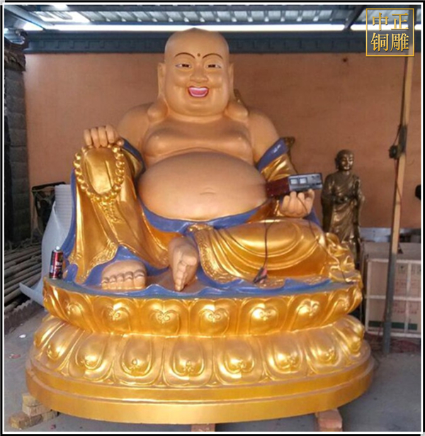 定做彌勒佛銅像