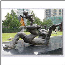 鑄造小區(qū)雕塑