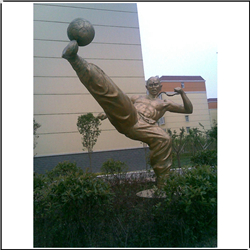 發揚體育精神校園雕塑