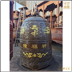 各種銅鐘雕塑來圖制作