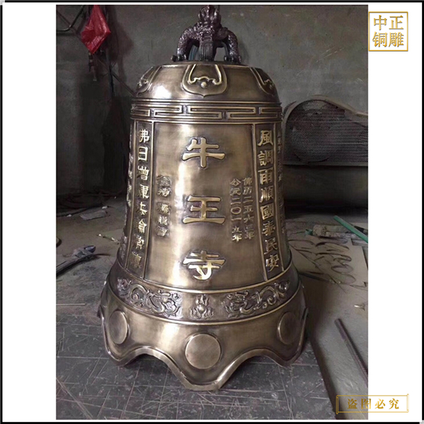 寺院鐘鼓樓大銅鐘