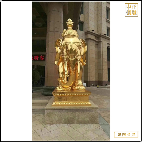 企業(yè)門(mén)口銅大象鑄造價(jià)格