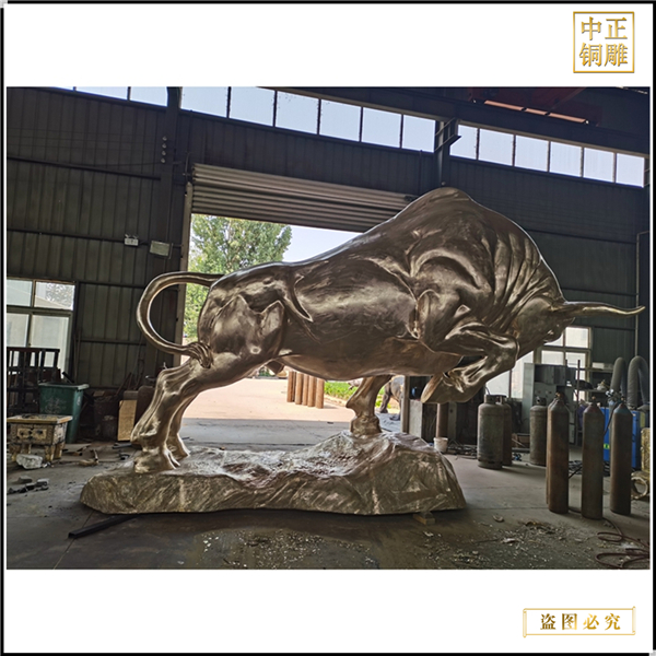 公園景觀開荒銅牛銅雕