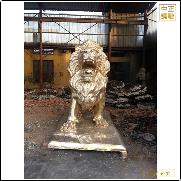 銀行門口銅獅子加工廠