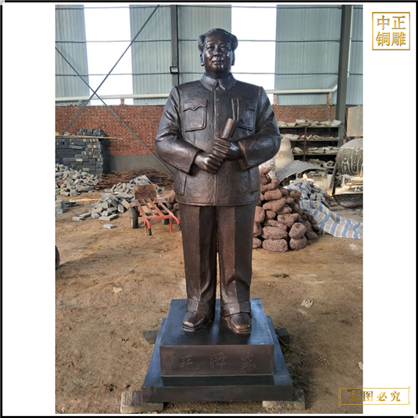 名人站像銅雕塑制作