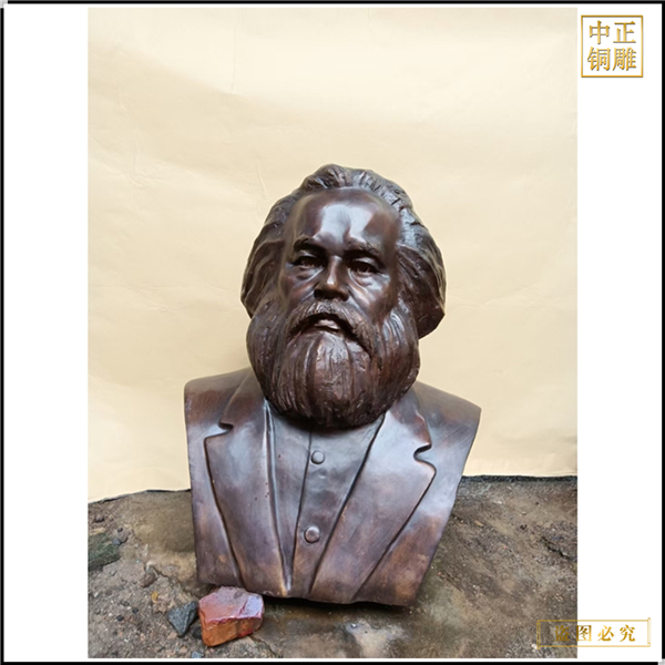 大胡子人物半身像鑄造