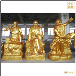 寺廟貼金十八羅漢批發廠家