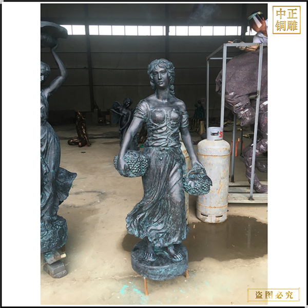 西方歐式自由女神雕塑擺件