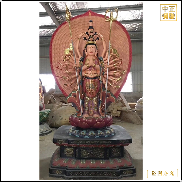 貼金千手觀音佛像報價