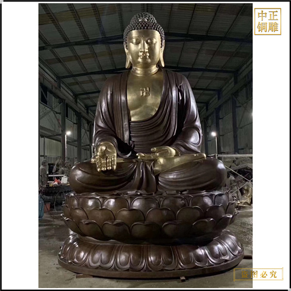 廠家供應(yīng)坐像釋迦牟尼佛銅像