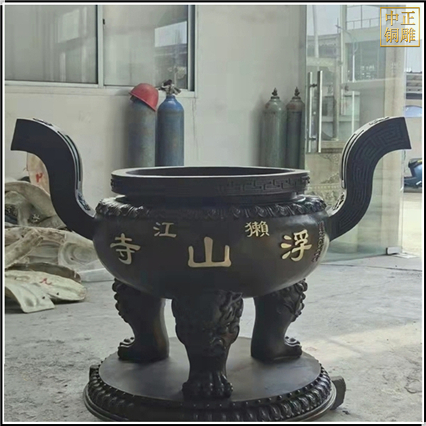 圓形銅香爐定制報價