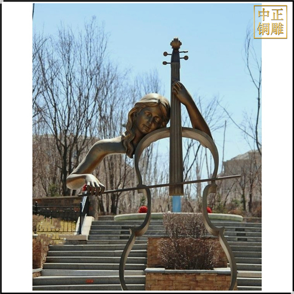 小區(qū)少女撫小提琴人物雕塑.jpg 小區(qū)少女撫小提琴人物雕塑.jpg