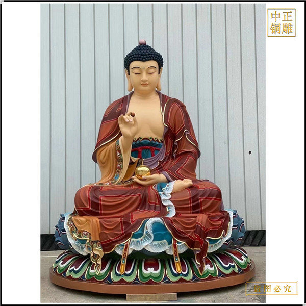 銷售彩繪釋迦牟尼佛