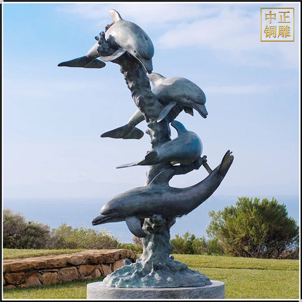室外景觀純銅動(dòng)物雕塑